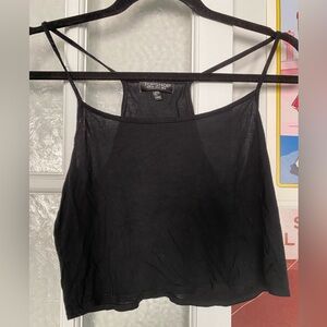 Topshop Black Women's tank